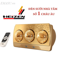 Cửa hàng bán đèn sưởi Heizen 3 bóng HE-3BR điều khiển chlb Đức chính hãng giá rẻ nhất Hà Nội